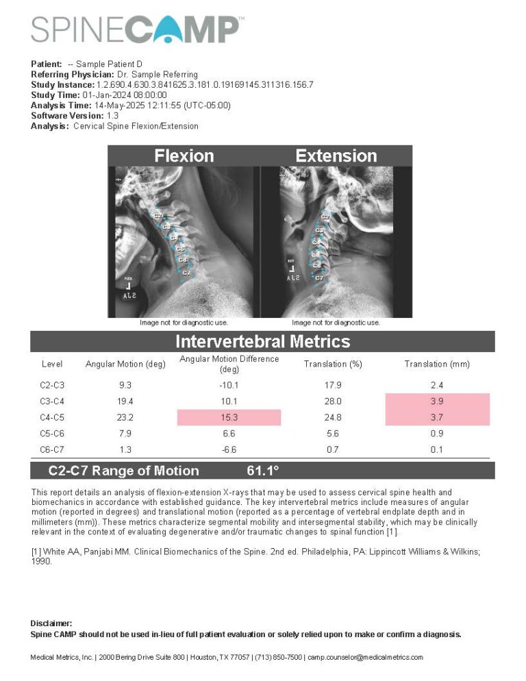 Objective Assessment of Cervical Trauma and Spinal Instability ...